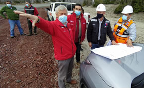 MOP anuncia licitación para la reposición de 22 km de la Ruta Ch 215 desde Cardenal Samoré hasta el límite con Argentina