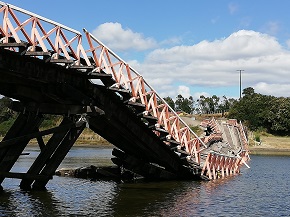 Dirección de Vialidad repondrá el Puente Caipulli
