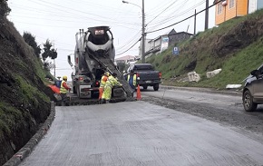Dirección de Vialidad trabaja en la mejora de caminos de Castro